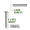 Hillman 3/8 in. X 5-1/2 in. L Hot Dipped Galvanized Steel Carriage Bolt, 50PK 812591 - alternate 3