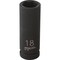 Channellock 1/2'' Drive 18 mm 6-Point Deep Metric Impact Socket 302911 - alternate 1
