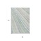 Homeroots 8' X 10' Ivory Blue And Green Striped Washable Indoor Outdoor Area Rug 614992 - alternate 4
