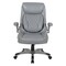 Office Star Products Office Chair, Silver, Leather, Swivel ECH75137-EC2 - alternate 3