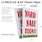 Signmission Yard Sale Today, Plastic Signs Only 24 Inch x 36 Inch, Corrugated Plastic, 2PK CSB-2436-2PACK-Yard Sale Today - alternate 2