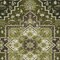 Homeroots 3' X 5' Olive Green Ivory And Brown Oriental Washable Indoor Outdoor Area Rug 600174 - alternate 2