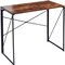 Homeroots 39" Brown and Black Computer Desk 568044 - alternate 4
