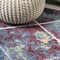Jonathan Y Cole Minimalist Diamond Trellis Multi/White 5 ft Round Area Rug SEU102J-5R - alternate 3