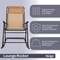 Lavish Home Folding Outdoor Rocking Chair Zero Gravity Chair Adjustable Pillow Ergonomic Foldable Lounger 80-OUTD-RC-2 - alternate 5