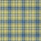 Homeroots 5' X 8' Yellow Blue And Ivory Plaid Washable Indoor Outdoor Area Rug 597136 - alternate 4