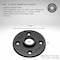 Ironwerks Designs 3/4" Black Malleable Iron Premium Floor Flange, 10 PK IW-FLNG-3/4-10 - alternate 3