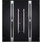 Vdomdoors Steel Double Doors Deux 1755 Black Enamel 2 Sidelight Exterior Windows Stainless Inserts Single Mod DEUX1755DEXD-BLK-W12+72+12 x H80 - alternate 3