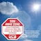 Signmission Tow Away Zone Unauthorized Vehicles, 10 Inch X 10 Inch, Plastic Sign OC-P-10-321 - alternate 3