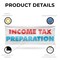 Signmission Income Tax Preparation, 36 Inch x 96 Inch, Vinyl Banner B-96-30706 - alternate 2