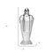 Homeroots Set of Two Clear And Silver Crystal Geometric Pepper Shakers 376102 - alternate 4