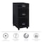 Space Solutions 14.25 in W 3 Drawer Mobile Vertical File Cabinet, Black 17427 - alternate 7