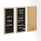 Martha Stewart Everette 18in. x 24in. Cork Board, Chlk Board, Lttr Board Set w/Psh Pns, Mgnts, Liqd Chalk, Letters BR-DK20221011-1-LN-MS - alternate 1