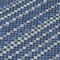 Homeroots 8' Navy Blue And Mint Green Round Striped Washable Indoor Outdoor Area Rug 610548 - alternate 3