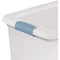 Sterilite 25 Qt./24L White Latching Box 14958006 - alternate 1