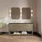 James Martin Vanities Lucian 72" Double Vanity, Pebble Oak, w/ 3 CM Phantome Eclos Widespread Top D704-V72-PBO-WPHT - alternate 4