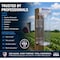 Stratus Precision Rain Gauge - Professional 0.01" Rainfall Measurement, NOAA-Style Observation, All-Weather Outdoor Gauge, Made in USA DPRG0001 - alternate 3