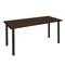 Regency Kee Training Seminar Table, 66 in W, 24 in L, Neo Walnut MT6624NWBPBK - alternate 1