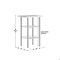 Flash Furniture Reese 24x18 Portable Work Table, Stainless Steel Top Shelf and 2 Adjstbl Glvnzd Steel Undershelves NH-WT-GU-2418-GG - alternate 3