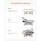 Vevor 4 Qt 2 Pack Rectangle Chafing Dish Buffet Set Half Size Pan Stainless Steel Gold, 2PK HZ-433B - alternate 3