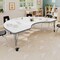 Flash Furniture Commercial Adjustable Height Kidney Activity Table with Locking Casters-White XU-A4872-KIDNY-WHT-T-P-CAS-GG - alternate 4