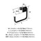 Amerock Mulholland Matte Black Traditional 5-3/4 in 146 mm Length Towel Ring BH36022MB - alternate 3