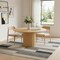 Homeroots 60" Brown Solid Wood Pedestal Base Round Top Dining Table 721003 - alternate 2
