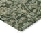 Homeroots 8' X 10' Green Tan And Gray Floral Washable Indoor Outdoor Area Rug 603464 - alternate 3