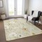 Homeroots 8' X 10' Wheat And Ivory Floral Washable Indoor Outdoor Area Rug 611177 - alternate 6