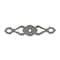 Brixwell Traditional Cabinet Knob Backplate, 4-3/8 in Length, Zinc Alloy, Satin Nickel Finish BXB60291G10 - alternate 1