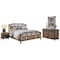 Hospitality Rattan Home Palm Cove 6-Piece Complete King Bedroom Set 1102-5647-ATQ-6BK-GL - alternate 2