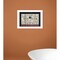 Homeroots Bathroom 1 White Framed Print Bathroom Wall Art 415445 - alternate 3