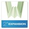 Pendaflex HD Pressboard Fastener Folders, Straight Tab, Expands 2", 2 Fasteners, Legal, Light Green, 25PK 17185 - alternate 3