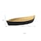 Homeroots 10in Black And Gold Cast Iron Oval Boat Shaped Tray 634796 - alternate 4