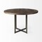 Homeroots 48" Brown And Gray Sled Base Dining Table 397605 - alternate 3