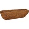 Best Garden 24'' W. x 7.8'' L. x 6.5'' D. Coconut Fiber Trough Plant Liner HB1319-24CC - alternate 2