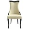 Leisuremod Novara Collection Modern Wooden Dining Chair in Off White Velvet NC20CRF - alternate 4