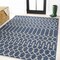 Jonathan Y Ourika Moroccan Geometric Textured Weave Navy/Beige 10 ft. x 14 ft. Indoor/Outdoor Area Rug SMB108K-14 - alternate 3