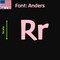 Aacc Self-Adhesive Vinyl Letter: r, Scale: 1.5 in. Color: Pink Font: Anders by, 24PK AACC-Anders-lr-Pink-I1.5x24 - alternate 1