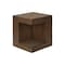 Monarch Specialties Accent Table 25"h, Indoor or Outdoor, Side Table, Nightstand, Square, Walnut, Modern I 4133 - alternate 1
