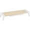 Bostitch Wooden Monitor Stand with Wireless Charging Pad STND-2408WH - alternate 1