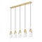Z-Lite Aimie 5-Light Linear Chandelier, 7 in W, Modern Gold 828P7-5L-MGLD - alternate 4