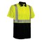 Reflective Apparel ANSI Type R Class 2 Short Sleeve Polo Shirt with 3M Scotchlite Comfort Trim 302CT-LB-5X - alternate 2