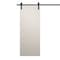 Sartodoors Modern Barn Door 28 x 80 inches, Ego 5000 Painted White Oak, 6.6FT Rail Track Heavy Hardware Set ,  EGO5000BD-B-PWO-28 - alternate 1