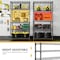 Factory 2U Wire Shelving Unit, 14inD x 35inW x 69inH, 5 Shelves, Medium Duty 250 lbs Per Shelf, Black 803975 - alternate 4
