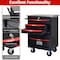 Wrightmaster 22 in. W x 13.6 in. D 5-Drawer Metal Roller Cabinet Tool Chest in Black ZR-245250 - alternate 5