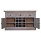 Homeroots 59in Brown Solid Wood Fireplace TV Stand 720016 - alternate 4