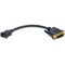 Tripp Lite 8IN HDMI TO DVI ADAPTER CONVERTER CABLE CONNECTOR HDMI TO DVI-D F/M 8INCH P130-08N - alternate 1