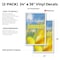Signmission Lemonade, Vinyl Decals Only 24 Inch x 36 Inch, Vinyl Decal, 2PK DSB-2436-2PACK-Lemonade - alternate 2