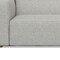 Homeroots 122" Gray Fabric Modular Sofa With Brown Legs 641009 - alternate 2